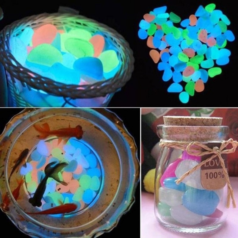 Glowing Pebbles Garden Luminous Stones Glowing Pebbles Garden Luminous Stones
