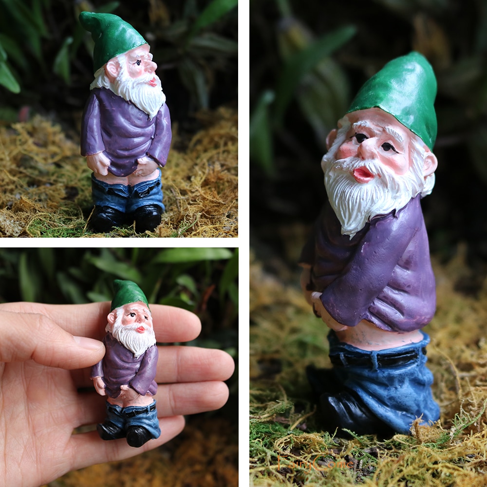 Gnome Figurines Fairy Garden Miniatures (4 pcs) Gnome Figurines Fairy Garden Miniatures (4 pcs)