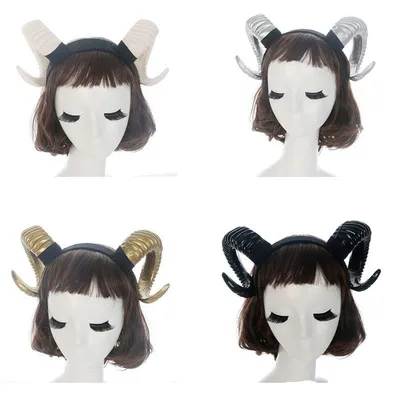 Goat Horns Headband Costume Hair Accessory Goat Horns Headband Costume Hair Accessory