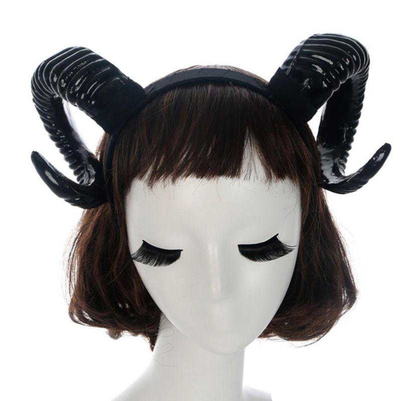 Goat Horns Headband Costume Hair Accessory Goat Horns Headband Costume Hair Accessory
