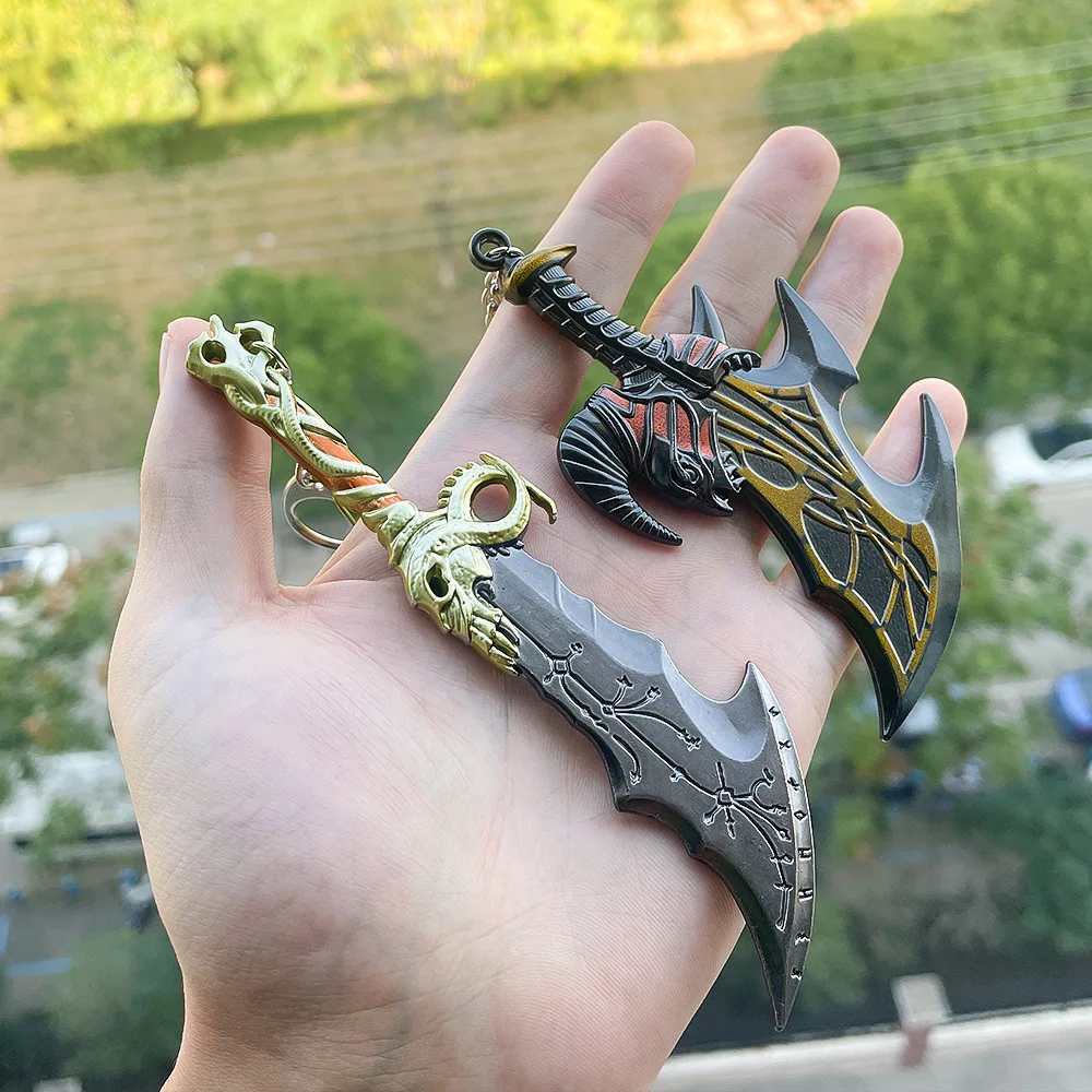 God of War 4 Kratos Sword Keychain Pendant Keyring Jewelry Men And Women Car key chain Accessories