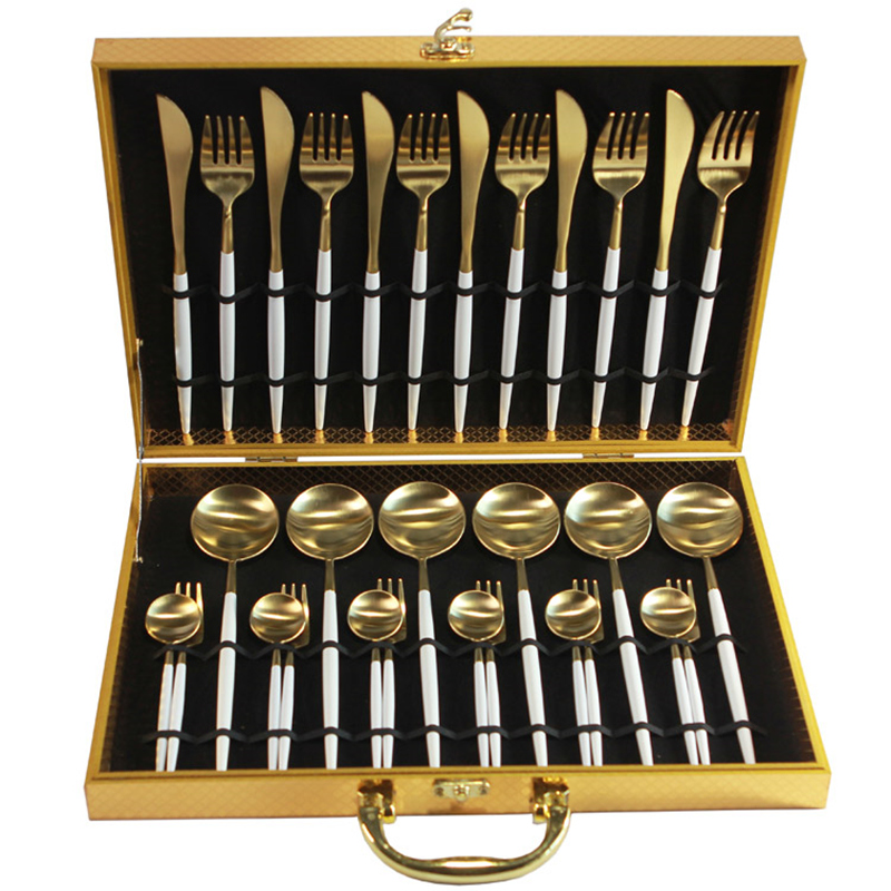 Gold Cutlery 30pcs Dinnerware Set Gold Cutlery 30pcs Dinnerware Set