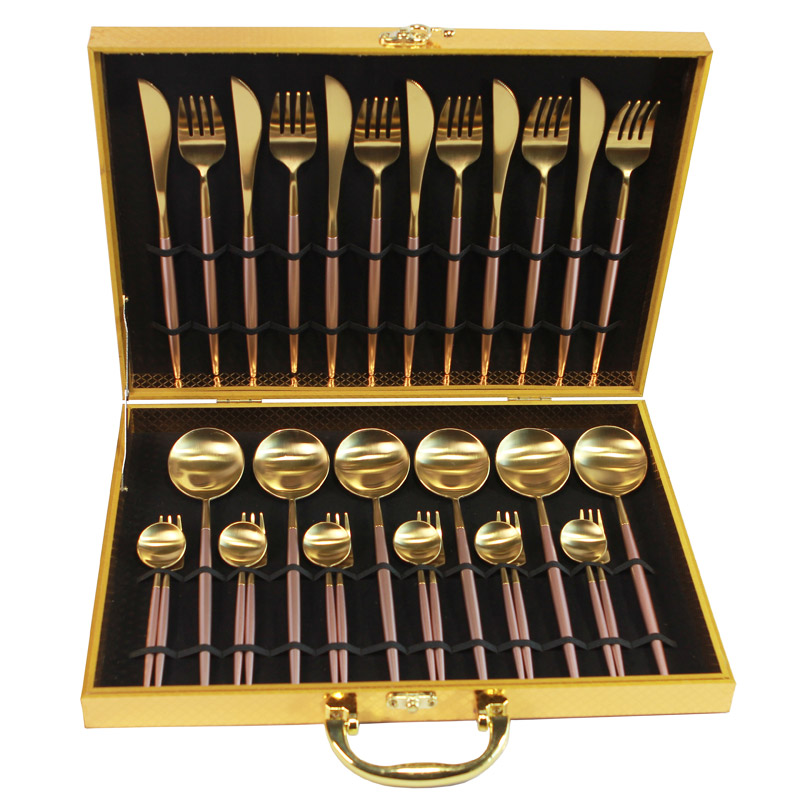 Gold Cutlery 30pcs Dinnerware Set Gold Cutlery 30pcs Dinnerware Set