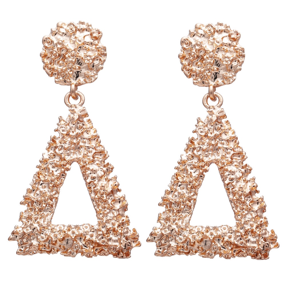 Gold Drop Earrings Fashionable Accessory Gold Drop Earrings Fashionable Accessory