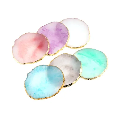 Gold Plated Round Resin Jewelry Tray Gold Plated Round Resin Jewelry Tray