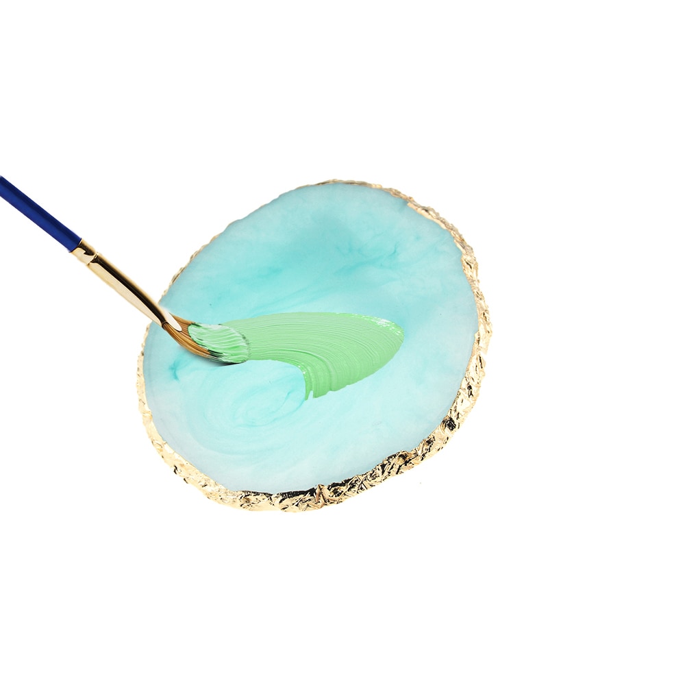 Gold Plated Round Resin Jewelry Tray Gold Plated Round Resin Jewelry Tray