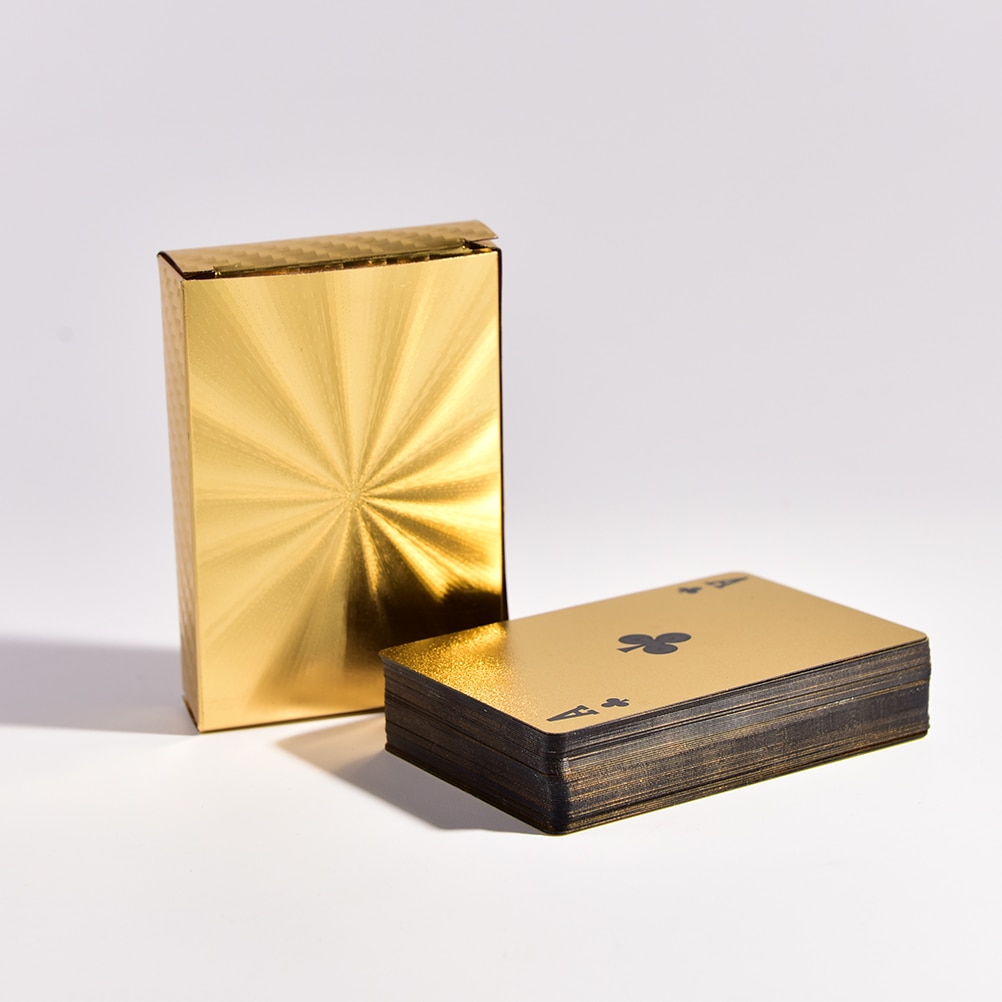 Gold Playing Cards Plastic Deck Gold Playing Cards Plastic Deck