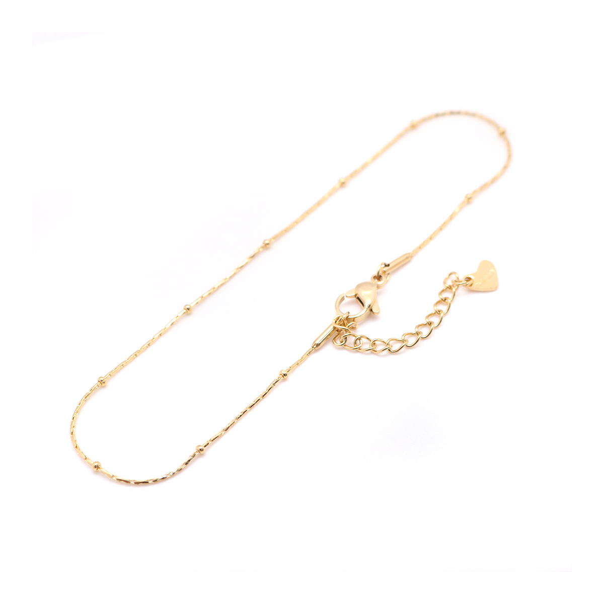 Gold Stainless Steel Anklet Accessory