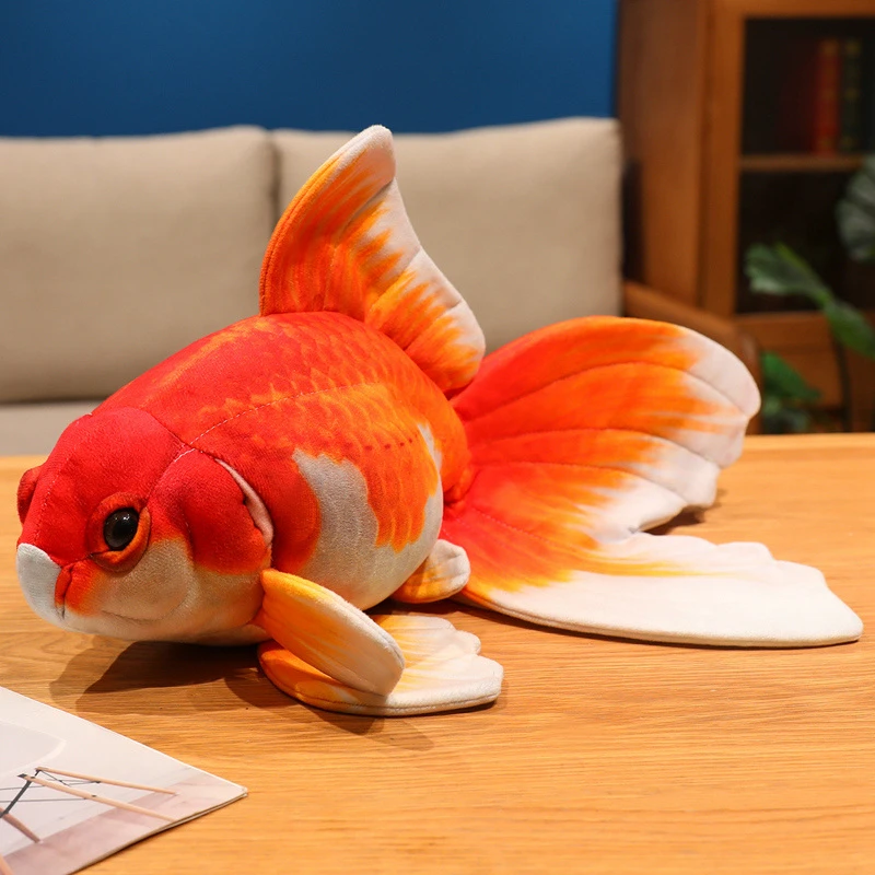 Goldfish Lucky Koi Animals Plush Toys Goldfish Cartoon Sift Dolls Kids Birthday Gifts Decor Throw Pillow Home Decor