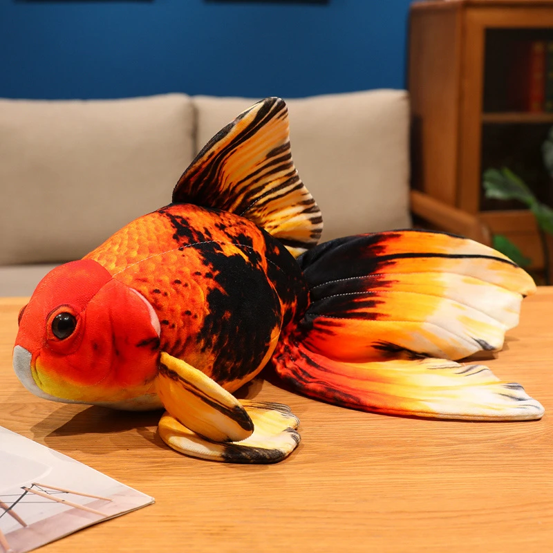 Goldfish Lucky Koi Animals Plush Toys Goldfish Cartoon Sift Dolls Kids Birthday Gifts Decor Throw Pillow Home Decor