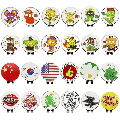 Golf Ball Marker Hat Clip Golf Ball Marker Hat Clip