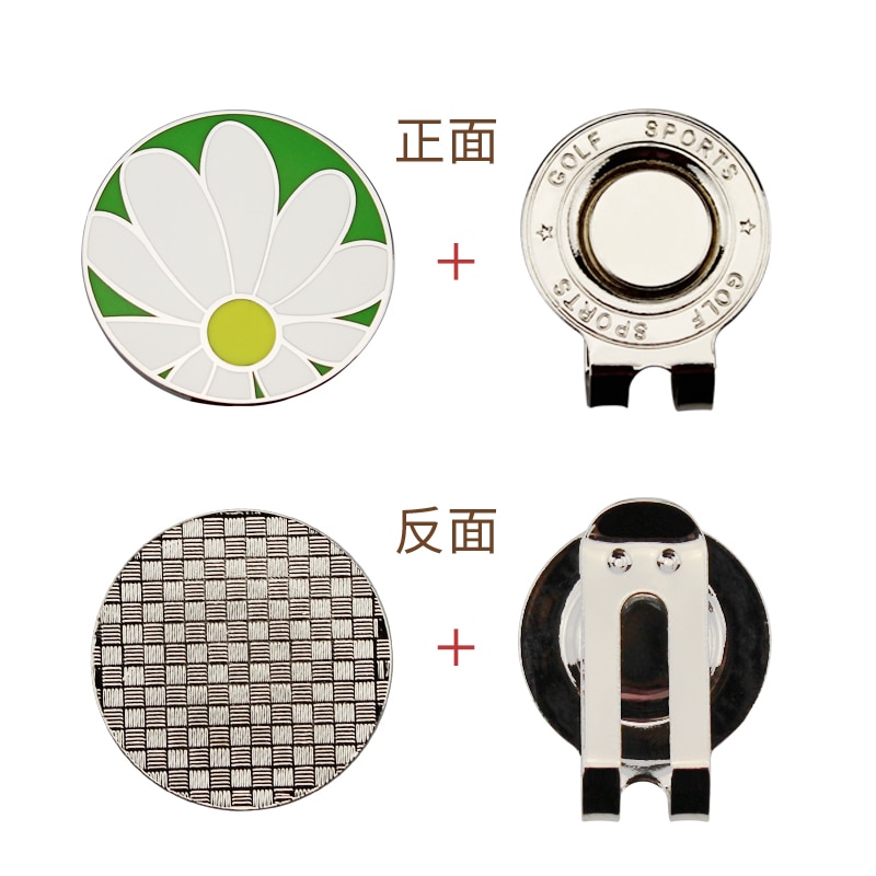 Golf Ball Marker Hat Clip Golf Ball Marker Hat Clip