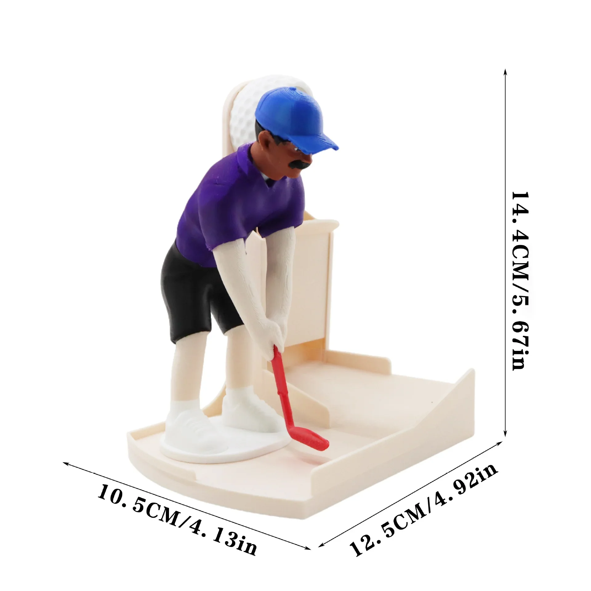 Golf Beer Bottle Opener 3D Printed Golfer Figurine Cap Remover Home Bar Tool For Golf Lovers Men Man Cave Accessory