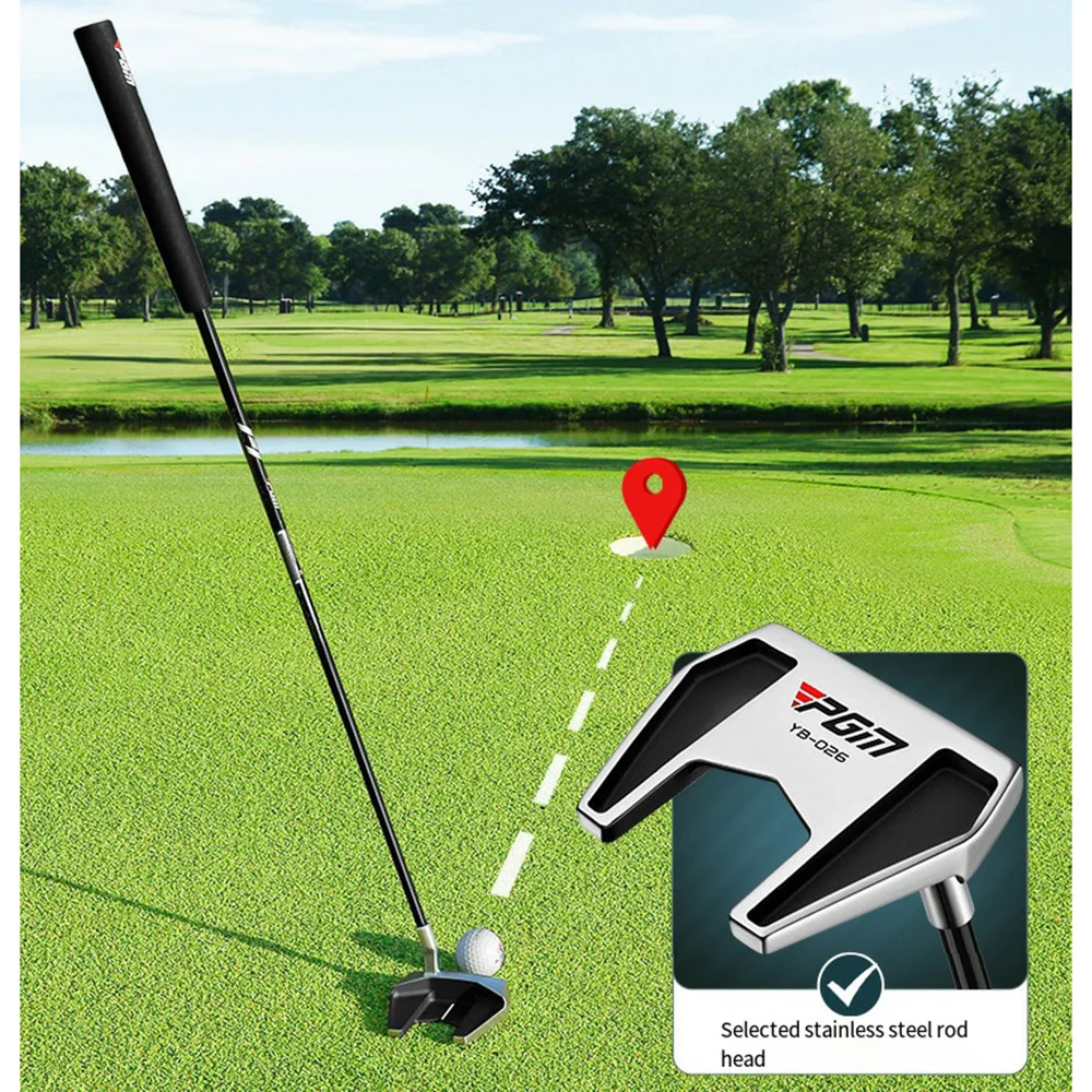 Golf Club Stand Up Golf Putter Low Center of Gravity with Ball Picking Function Stainless Steel Shaft Standing Putter Golf Club Stand Up Golf Putter Low Center of Gravity with Ball Picking Function Stainless Steel Shaft Standing Putter
