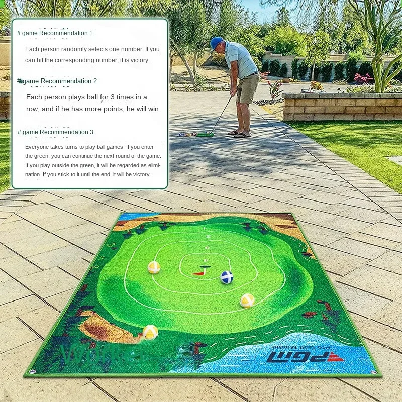 Golf Cutting Practice Pad Dart Target Sticky Ball Blanket Can Be Tiled and Hung