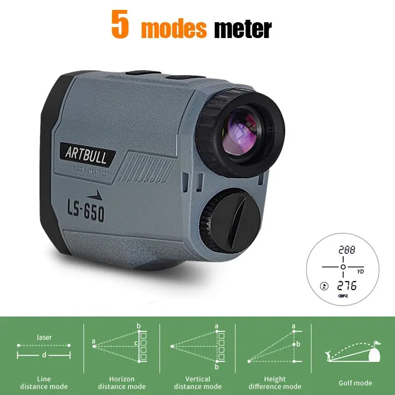 Golf Laser Rangefinder 1000M Telescope with Flag-Lock Slope Pin Distance Meter for Hunting Monocular Golf Laser Rangefinder 1000M Telescope with Flag-Lock Slope Pin Distance Meter for Hunting Monocular