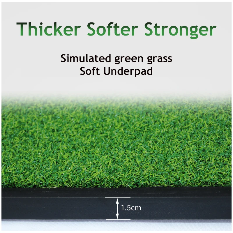 Golf Practic Swing Hitting Mat Exerciser Trainer 360 Degree Rotation Outdoor / Indoor Suitable For Beginners Training