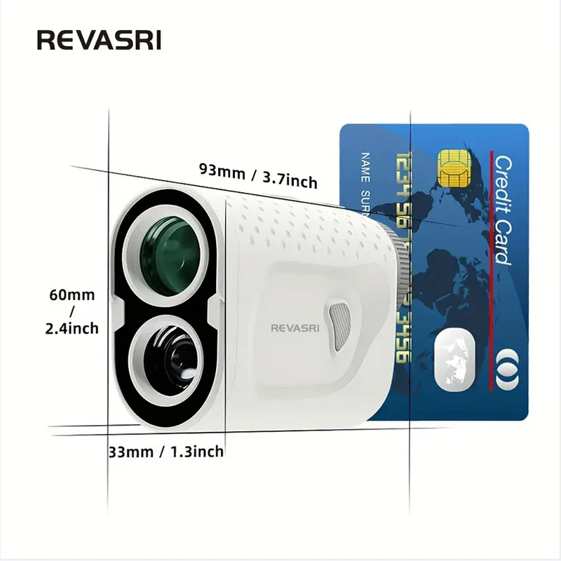 Golf Rangefinder with Slope 1000 Yards Range Finder Golfing 6X Magnification Flag Pole Locking Vibration Magnet Stripe
