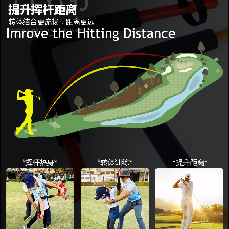 Golf Swing Corrector Practice Trainer
