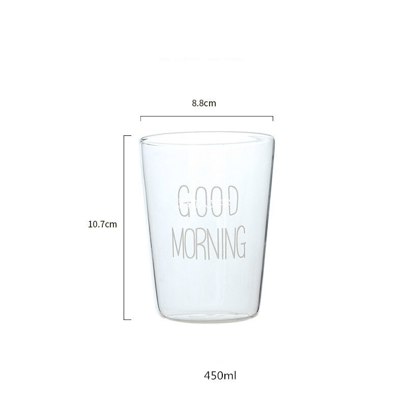 Good Morning Cup 450ml Glass Good Morning Cup 450ml Glass