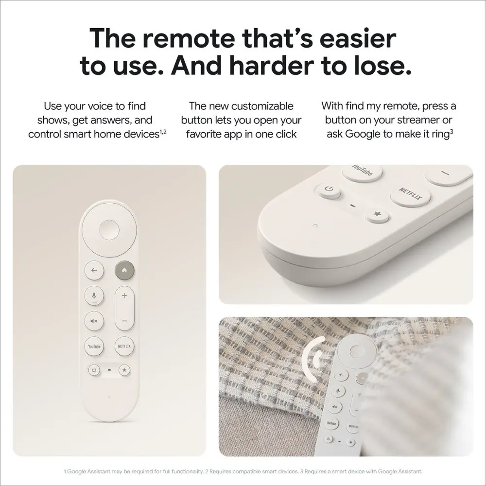 Google TV Streamer (4K) Ready Stock Android 10 32GB Netflix Certified Dolby Vision Atmos Up to 4K HDR 60 FPS HDMI