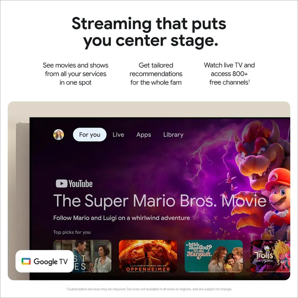 Google TV Streamer (4K) Ready Stock Android 10 32GB Netflix Certified Dolby Vision Atmos Up to 4K HDR 60 FPS HDMI