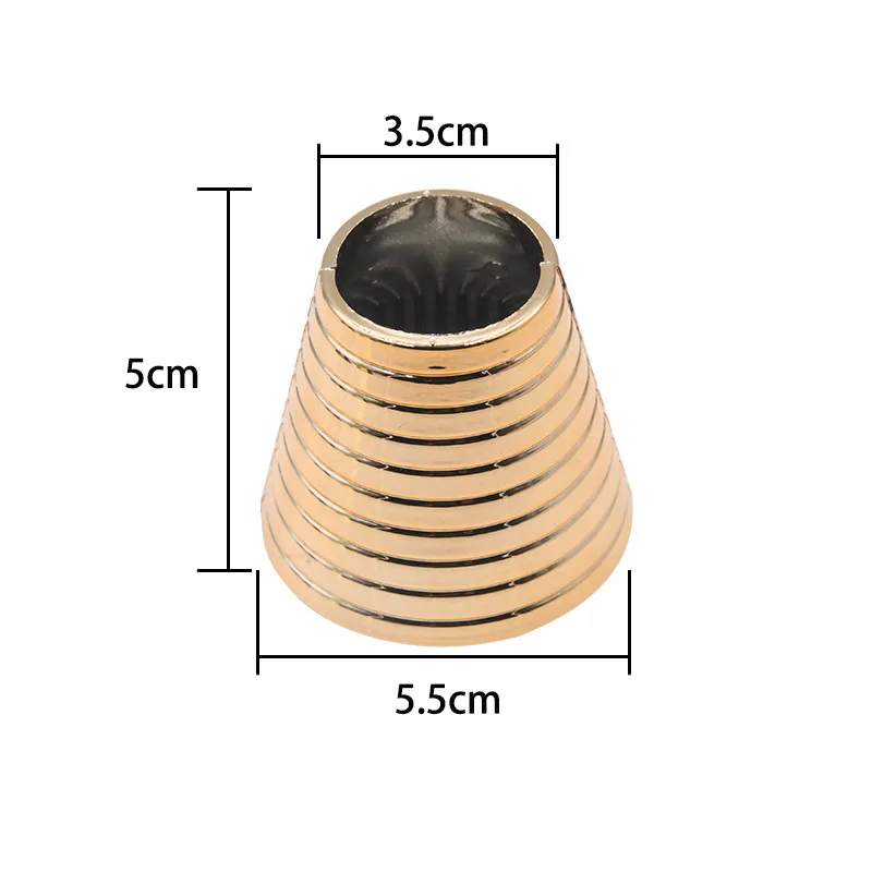 Goth Punk Alloy Plated Hair Ring Geometric Metal Hair Band for Women Fake Metal Ponytail Holder Hairclips Hair