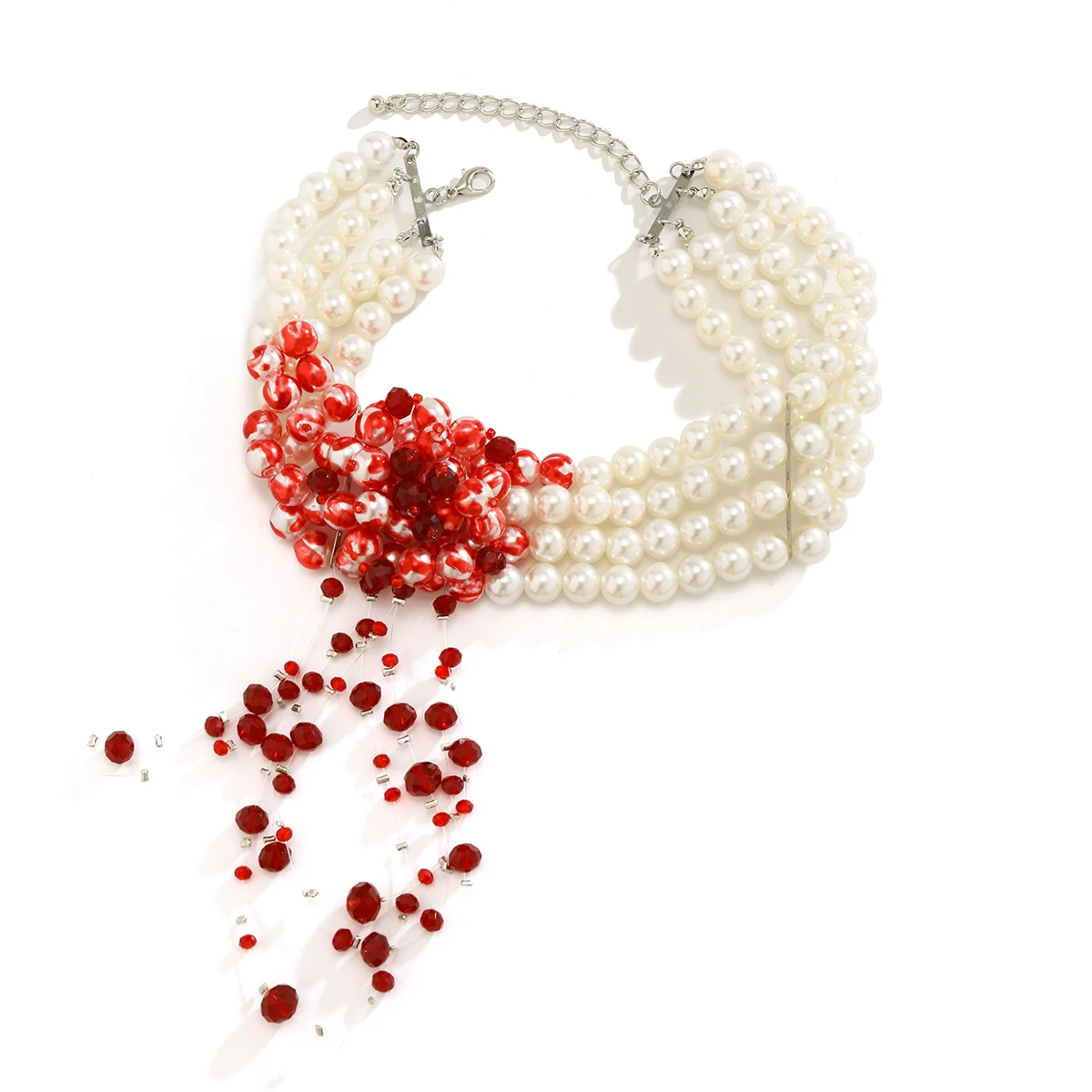 Gothic Design Dripping Blood Necklace