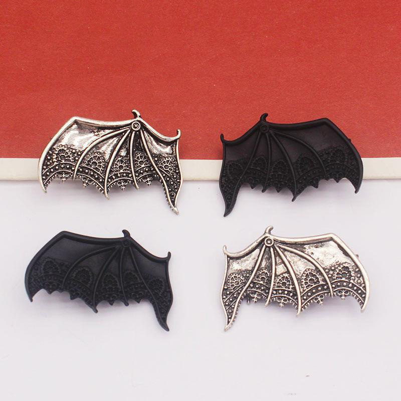 Gothic Metal Bat Wing Hair Clips