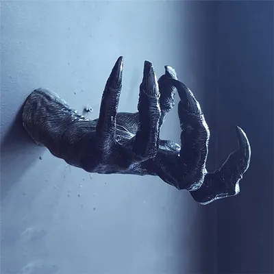 Gothic Witch's Hand Statues Creative Resin Ornament Aesthetic Wall Keys Hanging Rack Bag Hangers Wall Art Sculptures Gothic Witch's Hand Statues Creative Resin Ornament Aesthetic Wall Keys Hanging Rack Bag Hangers Wall Art Sculptures