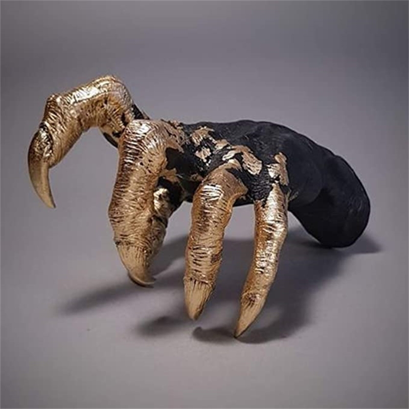 Gothic Witch's Hand Statues Creative Resin Ornament Aesthetic Wall Keys Hanging Rack Bag Hangers Wall Art Sculptures Gothic Witch's Hand Statues Creative Resin Ornament Aesthetic Wall Keys Hanging Rack Bag Hangers Wall Art Sculptures