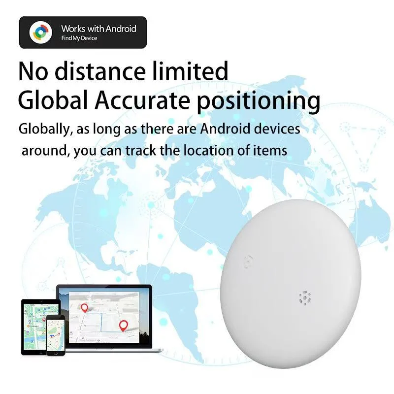 Gps Tracker for Android Google Find My Device Global Positioning Locator Airtag Replacement Smart Finder for Car Kids