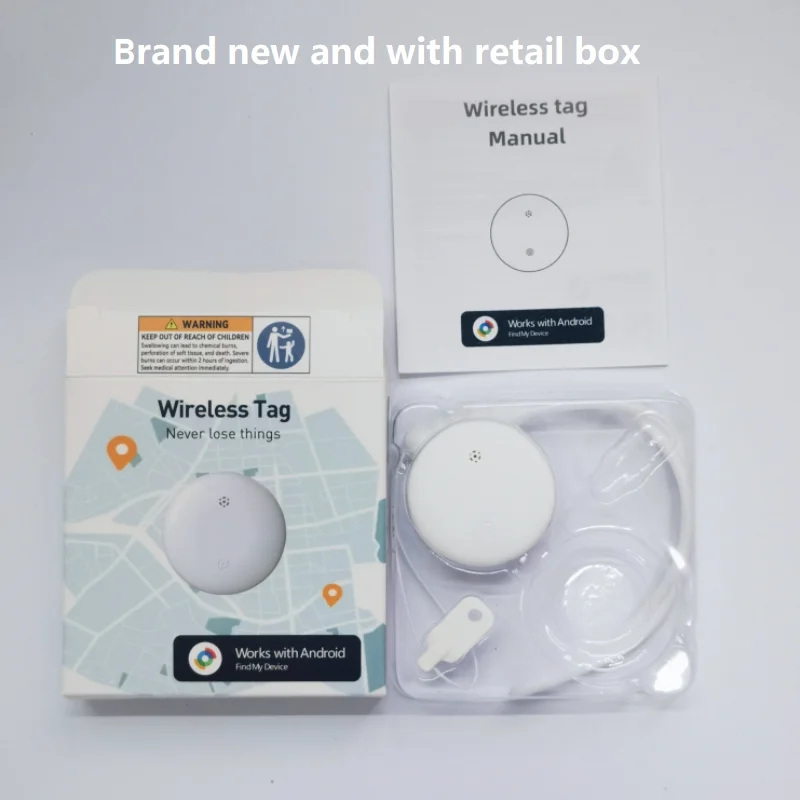 Gps Tracker for Android Google Find My Device Global Positioning Locator Airtag Replacement Smart Finder for Car Kids