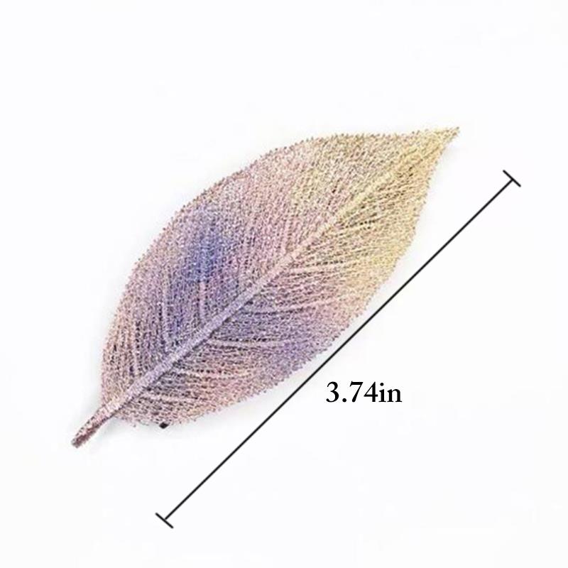 Gradient Cloth Leaf Hair Clip