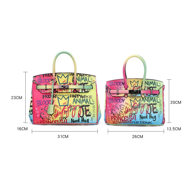 Graffiti Crossbody Bag For Women