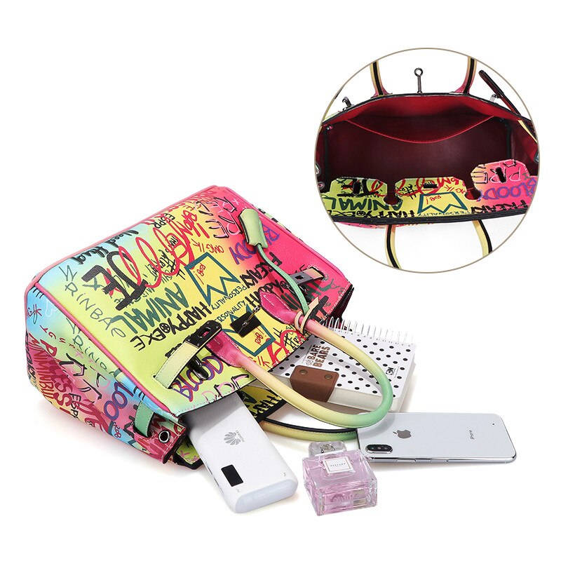 Graffiti Crossbody Bag For Women