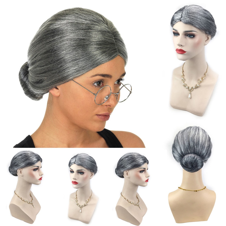 Grandma Wig Halloween Costume Grandma Wig Halloween Costume