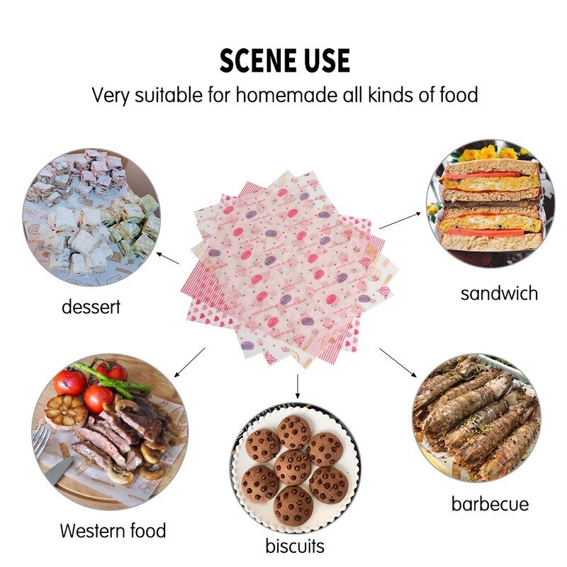 Greaseproof Paper Packaging Sheets (10pcs) Greaseproof Paper Packaging Sheets (10pcs)