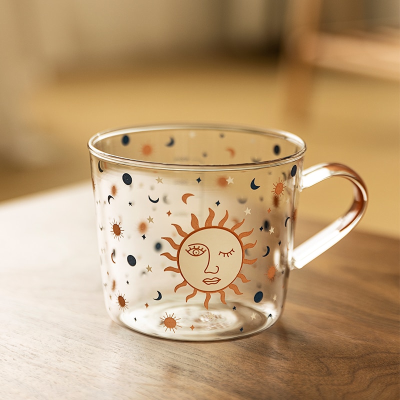 Greek Blue Eye Mug Glass Cup Greek Blue Eye Mug Glass Cup