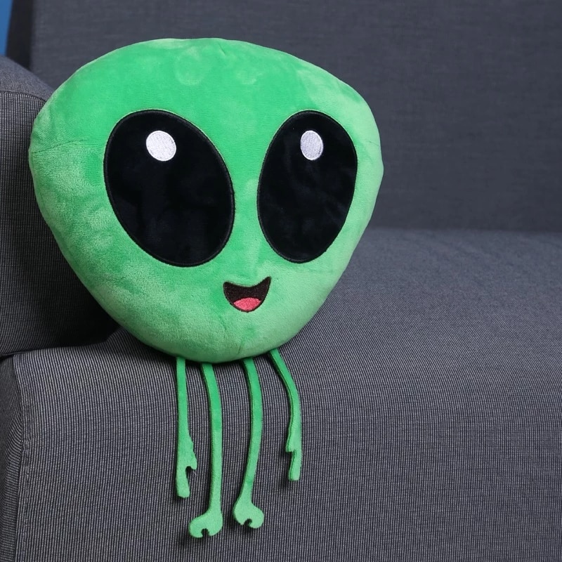 Green Big Head Alien Plush