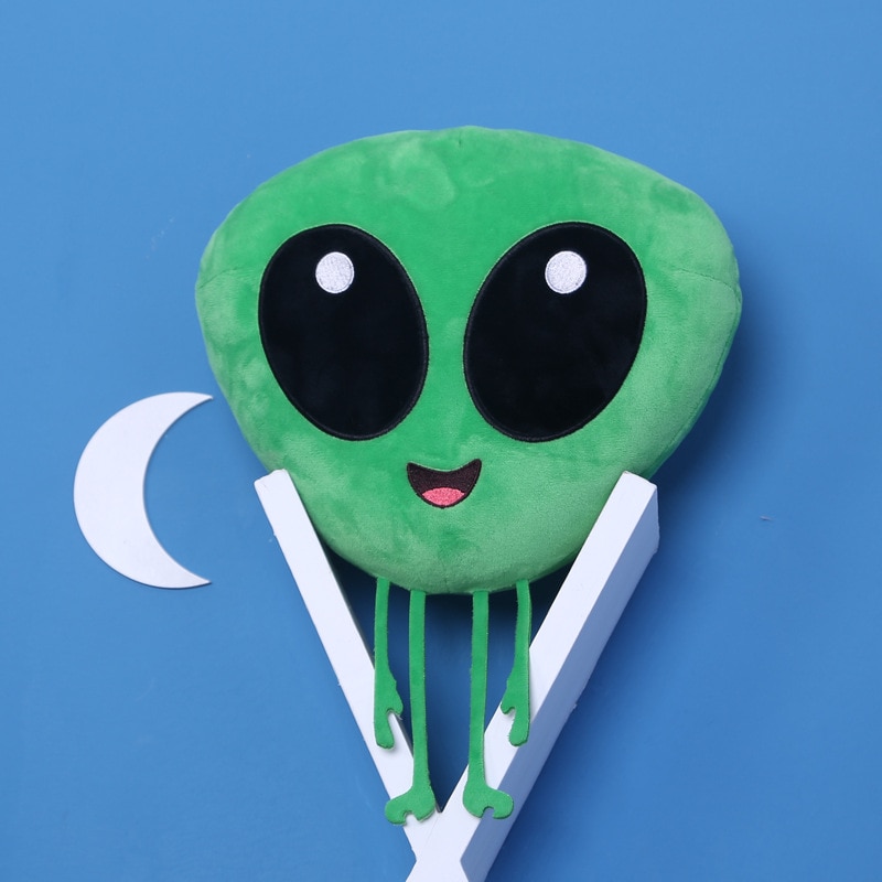 Green Big Head Alien Plush