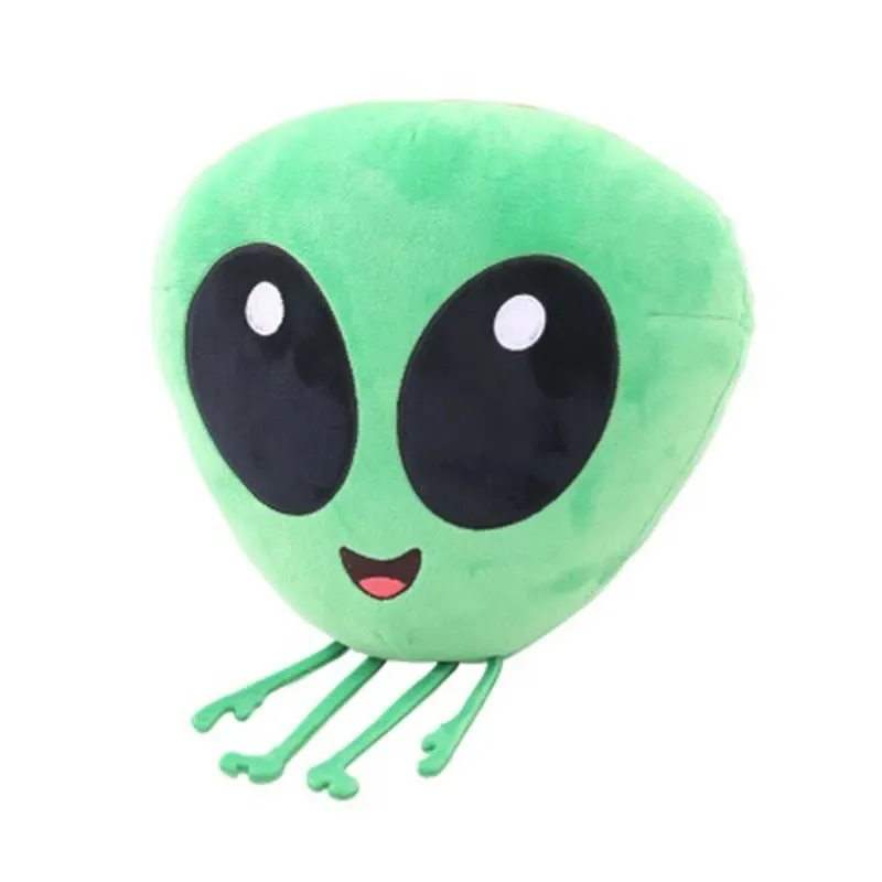 Green Big Head Alien Plush Toy