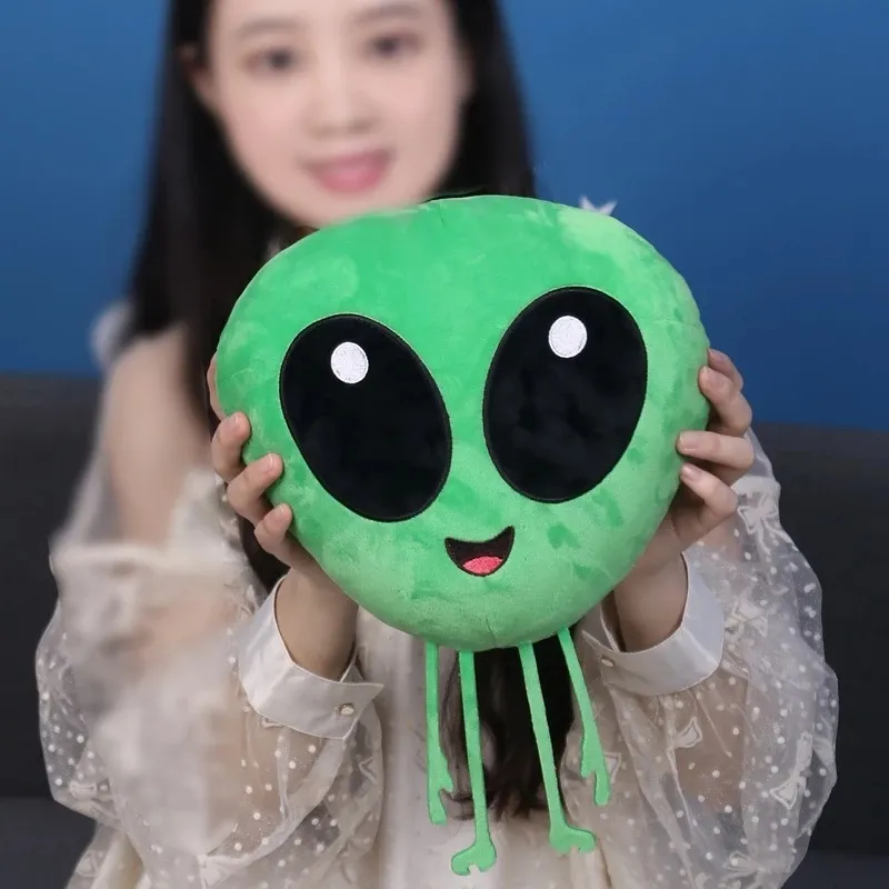 Green Big Head Alien Plush Toy