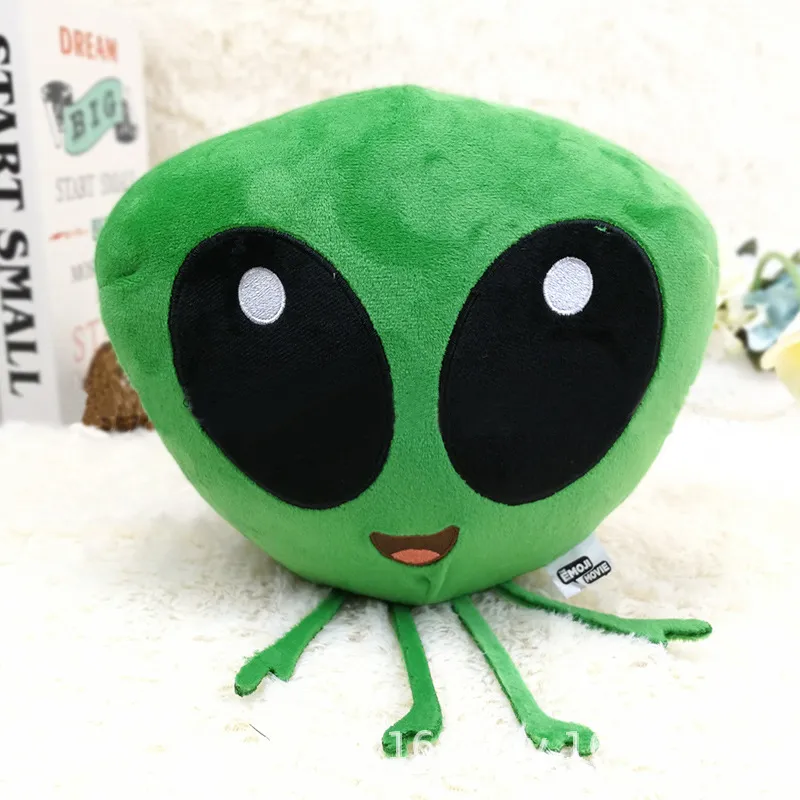 Green Big Head Alien Plush Toy