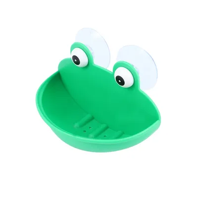 Green Frog Suction Cup Soap Dish