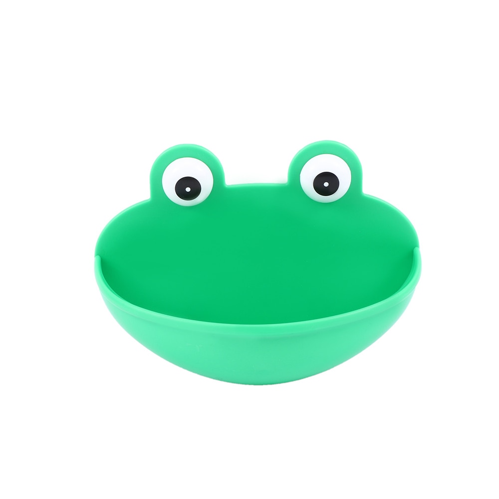 Green Frog Suction Cup Soap Dish