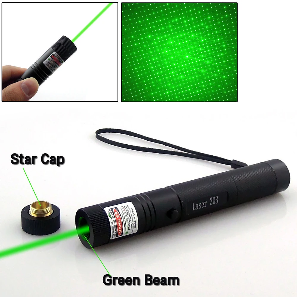 Green Laser Pointer Pen 301 532nm High Power Glare Outdoor Flashlight Professional Travel Indicator Hunting Laser Device