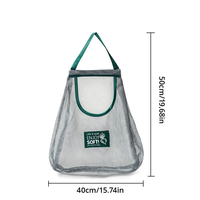 Green Multi Purpose Storage Household Hanging Bag Fruits And Vegetables Portable And Breathable Hanging Storage Bag Green Multi Purpose Storage Household Hanging Bag Fruits And Vegetables Portable And Breathable Hanging Storage Bag