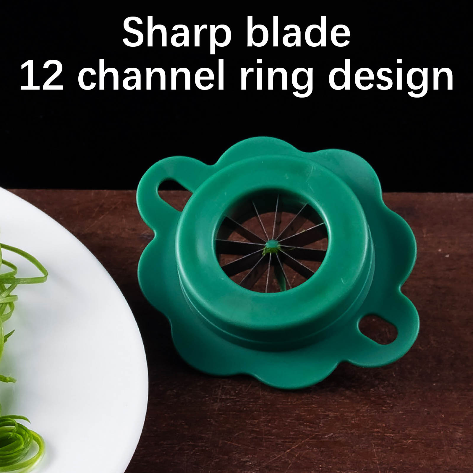 Green Onion Slicer Shredder Tool