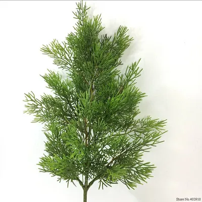 Green Realistic Artificial Pine Branch Green Realistic Artificial Pine Branch